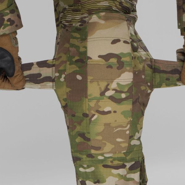 Military uniform set. Winter jacket + pants with knee pads UATAC Multicam S