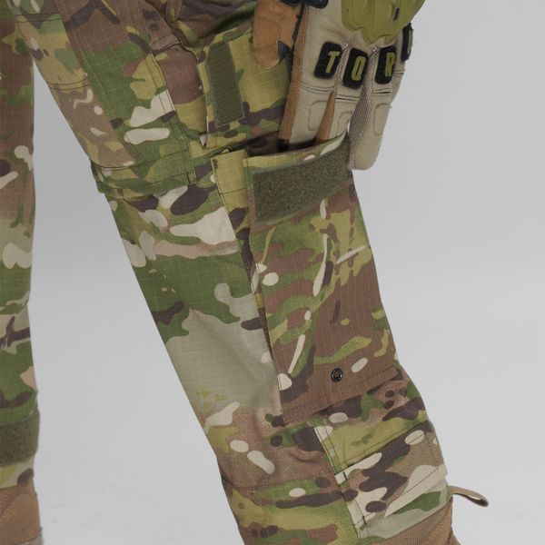 Military uniform set. Winter jacket + pants with knee pads UATAC Multicam S