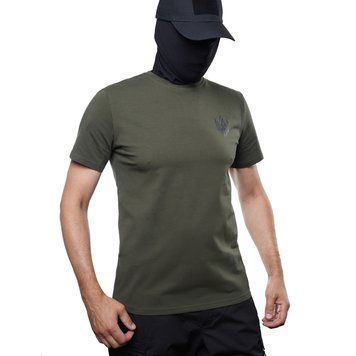 UATAC T-shirt with small UATAC print (trident) Olive